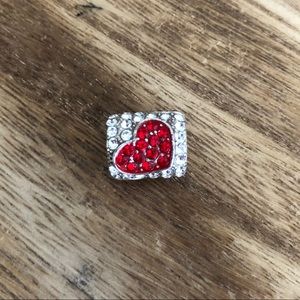 Brighton Glitter Hearts Bead - NWOT Retail $32.